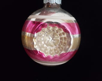 Shiny Brite Ornament Ornament Vintage Christmas Ornament Retro Collectible Christmas Pink