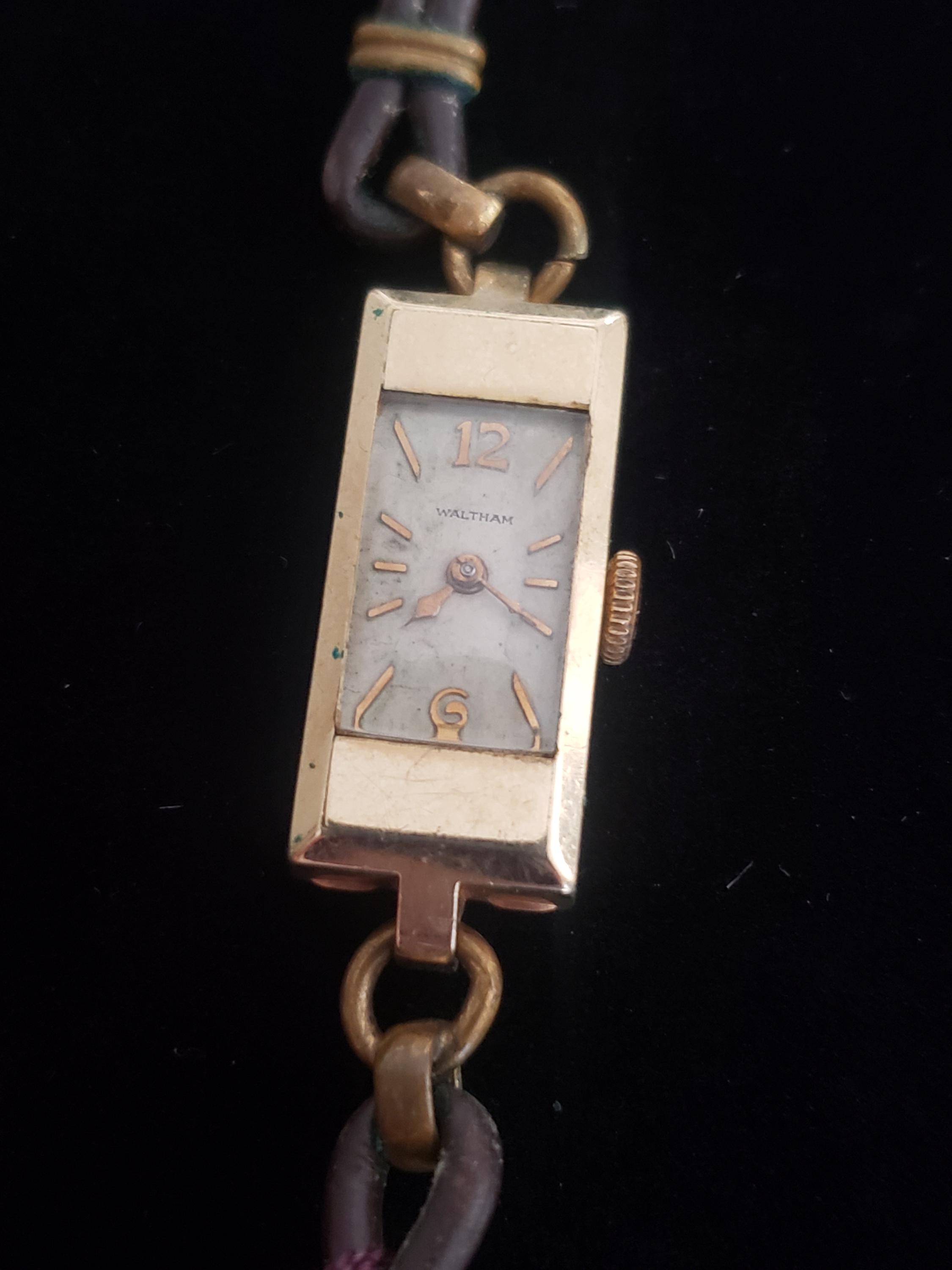 Waltham Tank Watch - Etsy