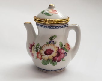 Trinket Box Teapot Collectible Decor