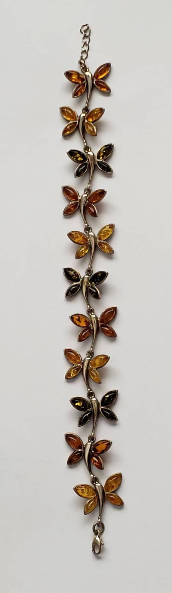 Vintage Bracelet Butterfly Link Sterling Silver Co