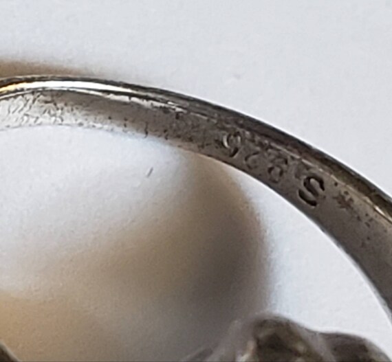 Ring Bypass Enamel 925 Unique Collectible Sterlin… - image 6