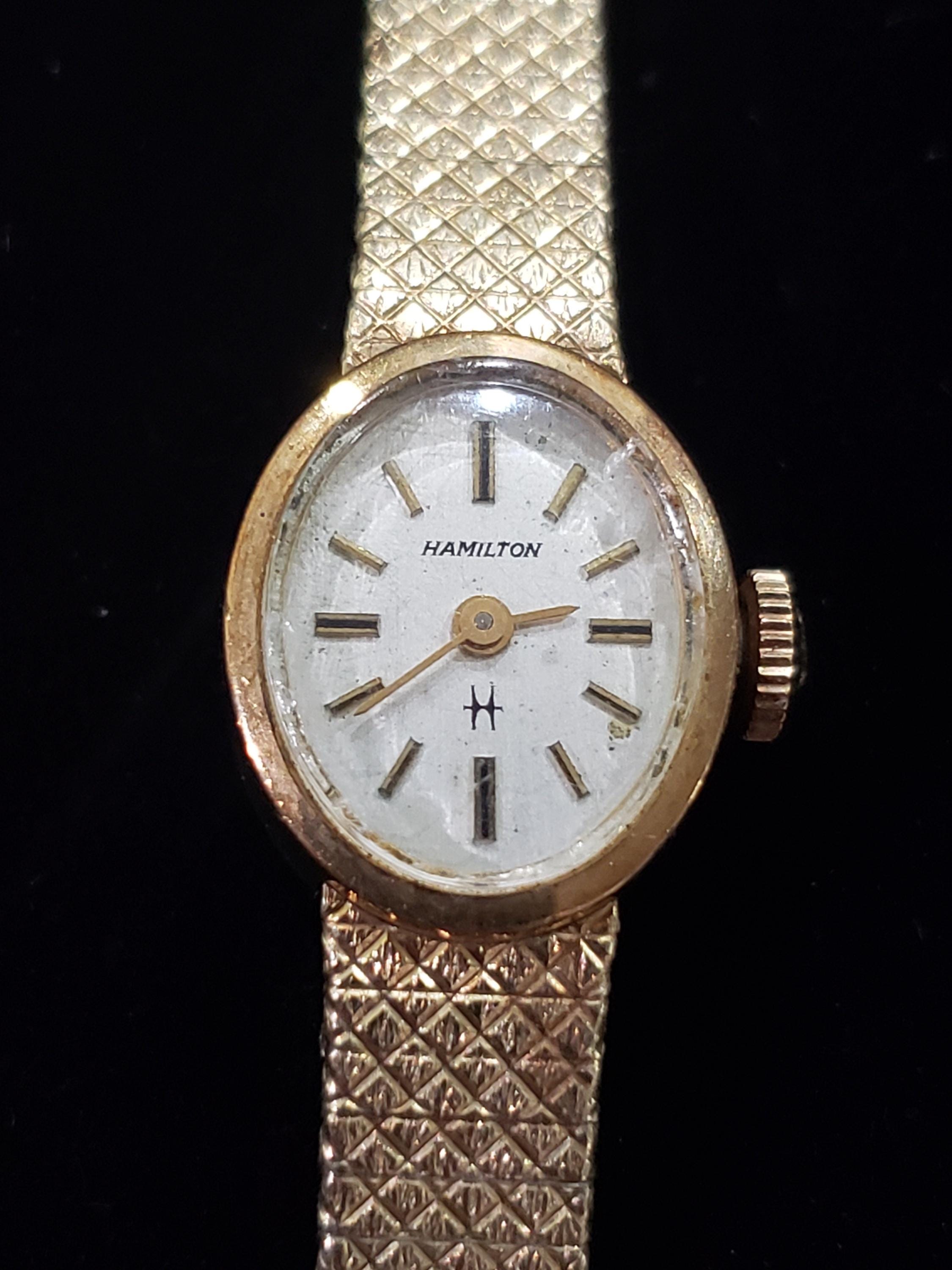 Vintage women’s Hamilton 10K admiral gold watch $_57.JPG?set_id=8800005007 main image 4