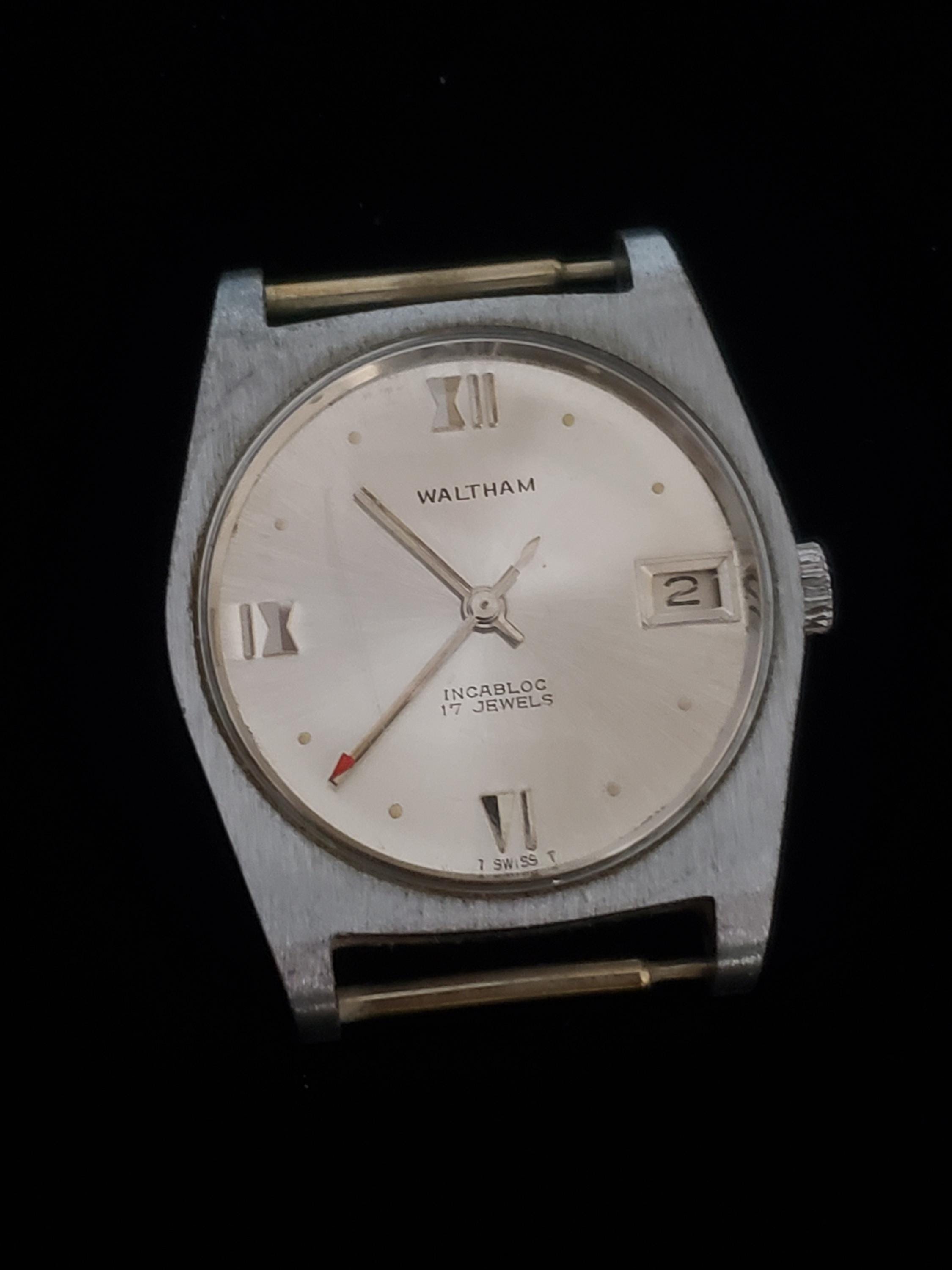 Waltham Watch Designer Watch Vintage Retro Collectible 17 Jewels