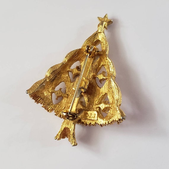 Vintage Brooch Christmas Tree Retro Collectible P… - image 3