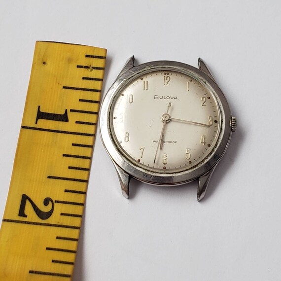 Vintage Bulova Wrist Watch Retro Collectible Roun… - image 4