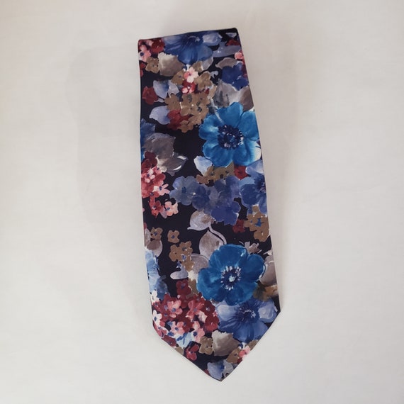 Necktie Designer Harbour Classics Flower Pattern - image 3