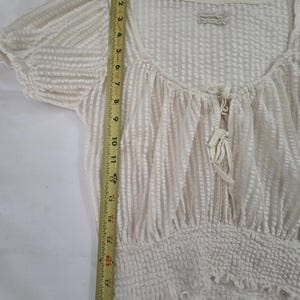 Urban Outfitters Blouse Size S Small Short Sleeve Blouse Top Designer bild 7