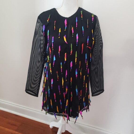 Weavz Jacket Multiple Colors Unique Pattern Desig… - image 5