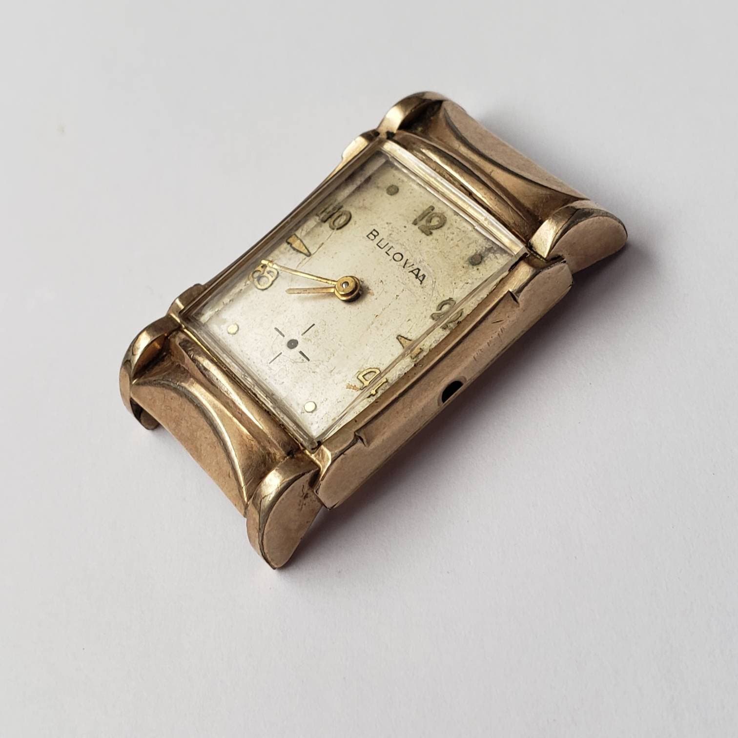 Bulova tank vintage/ ブローバタンク手巻き Bulova Tank Watch Retro Collectible Wrist Watck 10K Rolled Gold