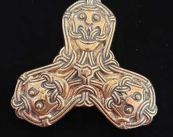 David Andersen Vikings Brooch Pendant Sterling Silver Kopi Rare Vintage Estate Jewelry