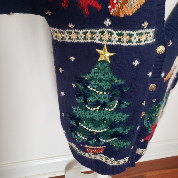 Christmas Cardigner Sweater Designer Marisa Chris… - image 4
