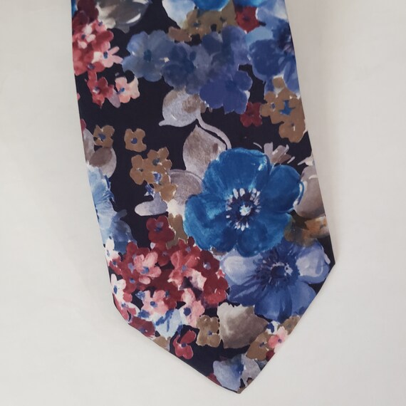 Necktie Designer Harbour Classics Flower Pattern - image 1