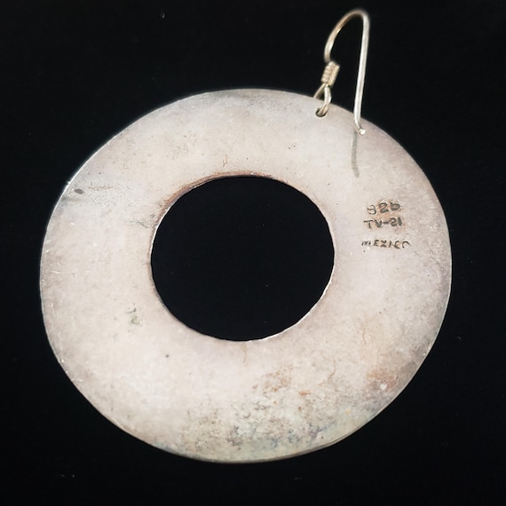 Earrings Large Circle Drop Dangle Collectible Ste… - image 10