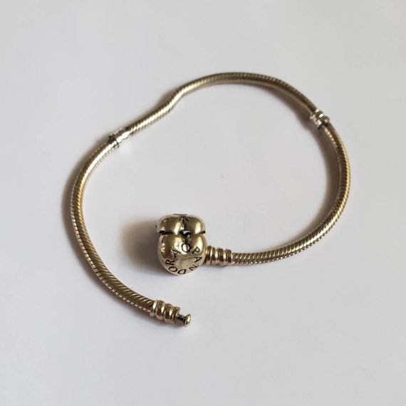 Pandora Bracelet Sterling Silver 925 Heart Clasp … - image 1
