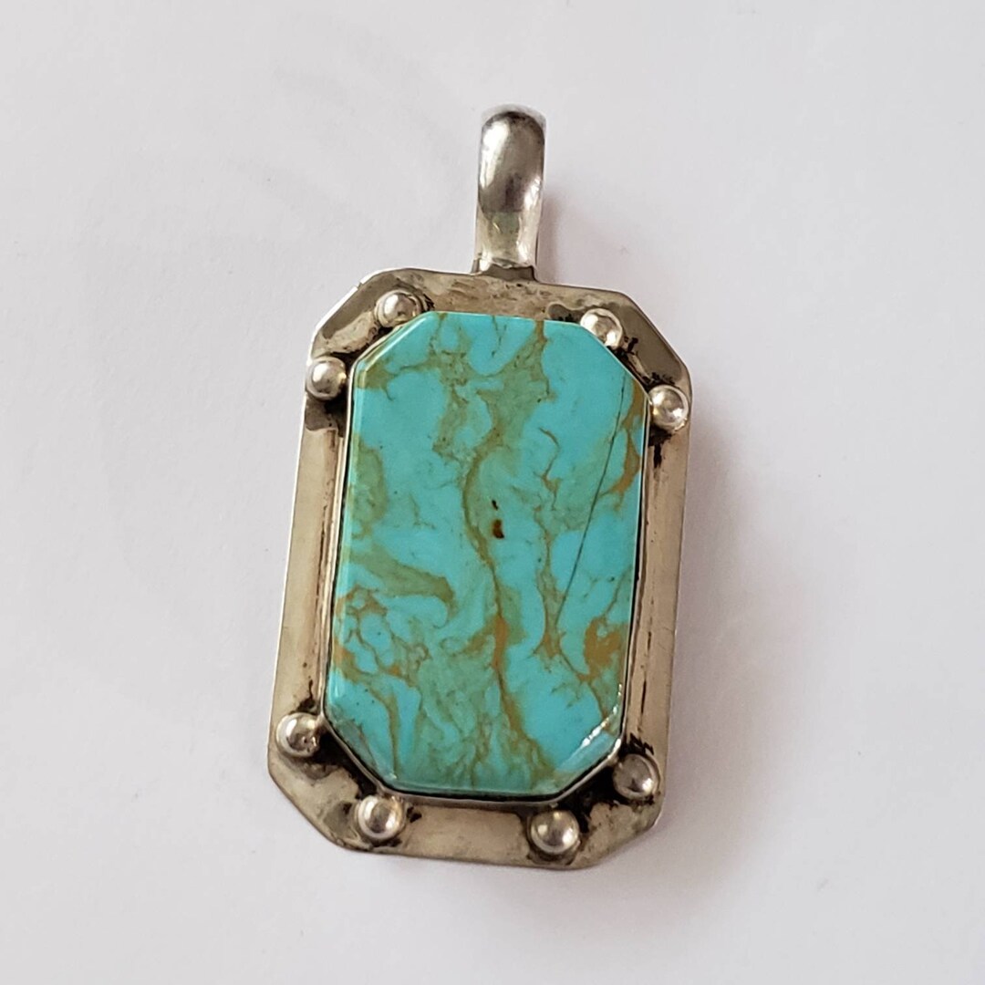 Gale Self Choctaw Silversmith Rare Pendant Southwestern Etsy