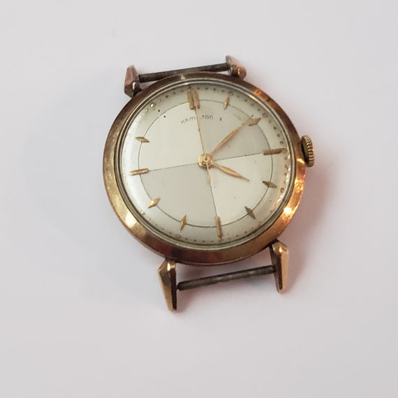 Vintage Watch Hamilton Round Face Collectible Time
