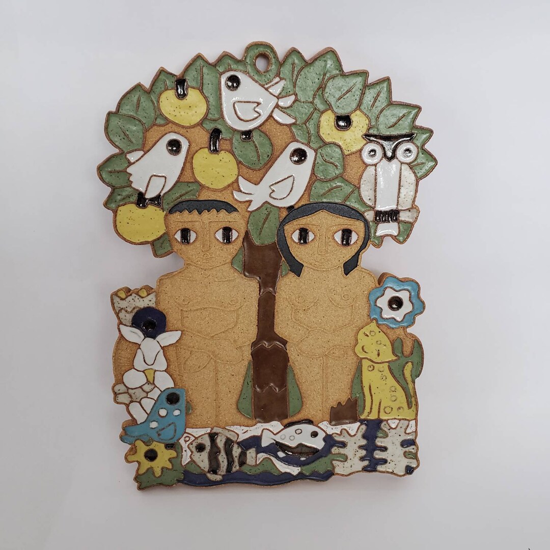 Rare Wall Decor Saint Andrews Abbey Art Pottery Collectible Etsy