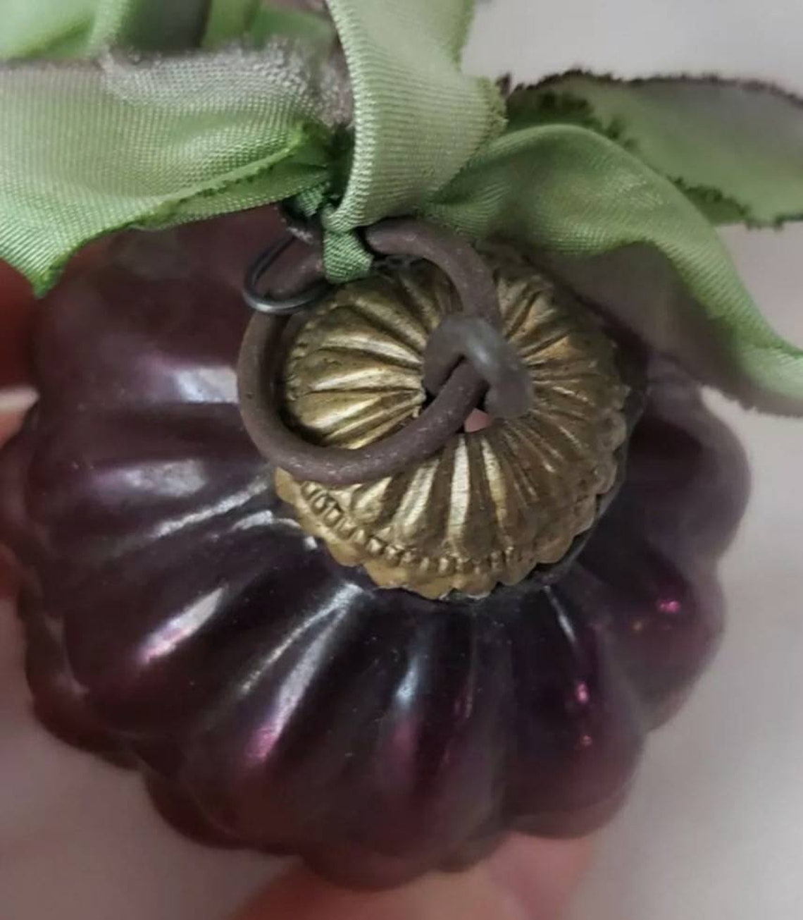 Kugel Grape Cluster Vintage Christmas Ornament Etsy