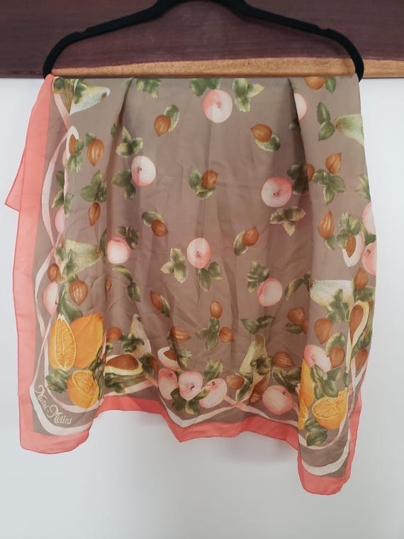 Fruit Scarf Designer Nutri-Metics Collectible Acc… - image 1