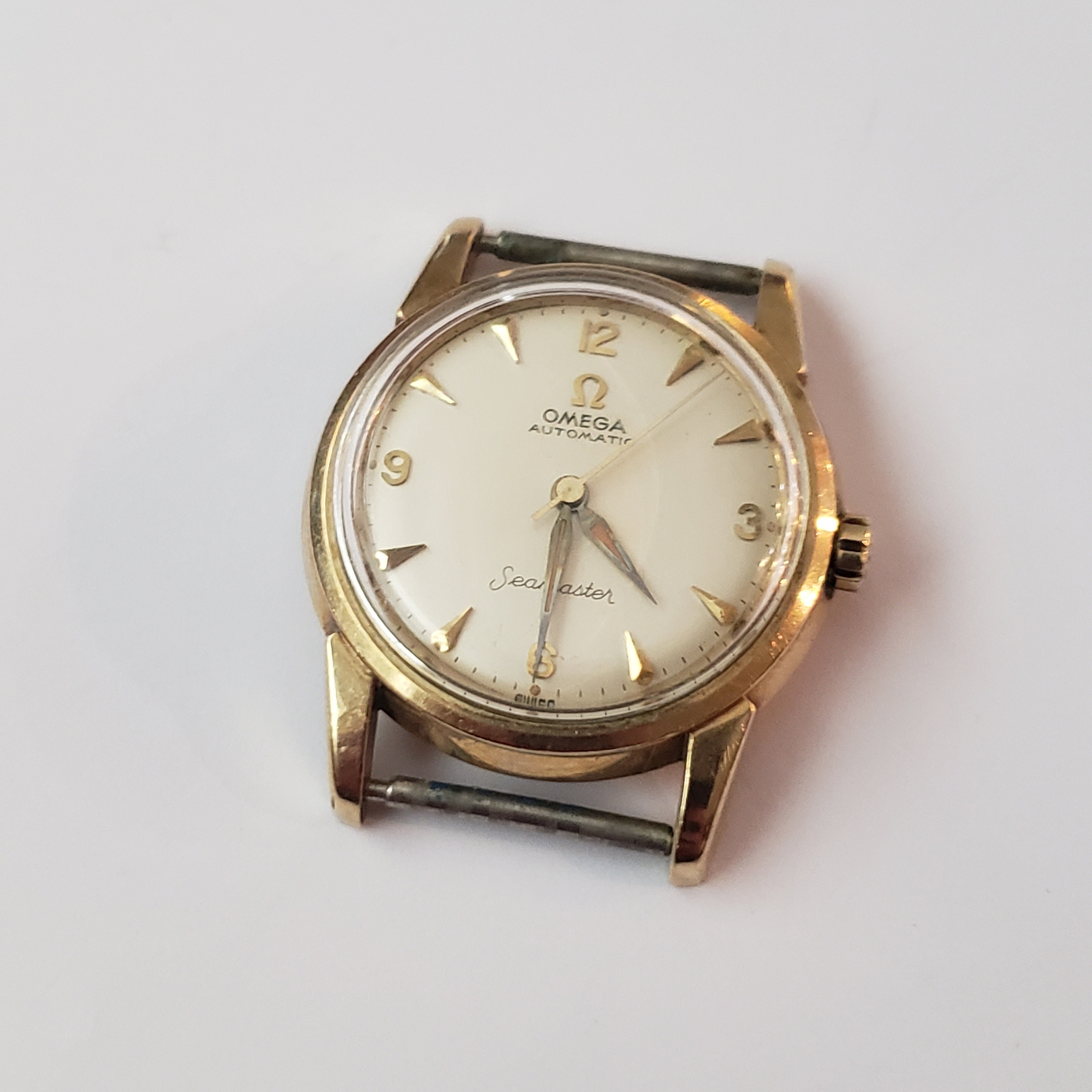Omega Automatic Seamaster Wristwatch Retro Vintage Collectible Timepiece