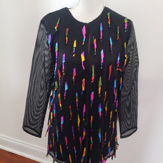 Weavz Jacket Multiple Colors Unique Pattern Desig… - image 6