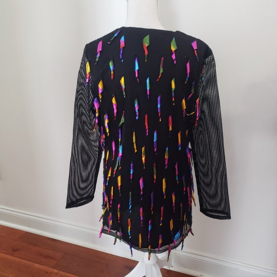 Weavz Jacket Multiple Colors Unique Pattern Desig… - image 7