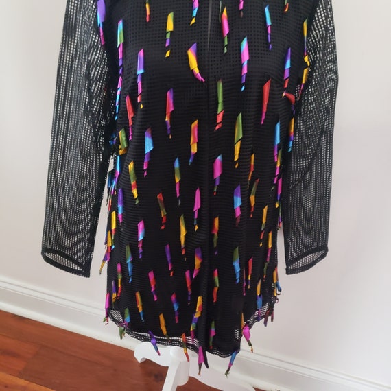 Weavz Jacket Multiple Colors Unique Pattern Desig… - image 9