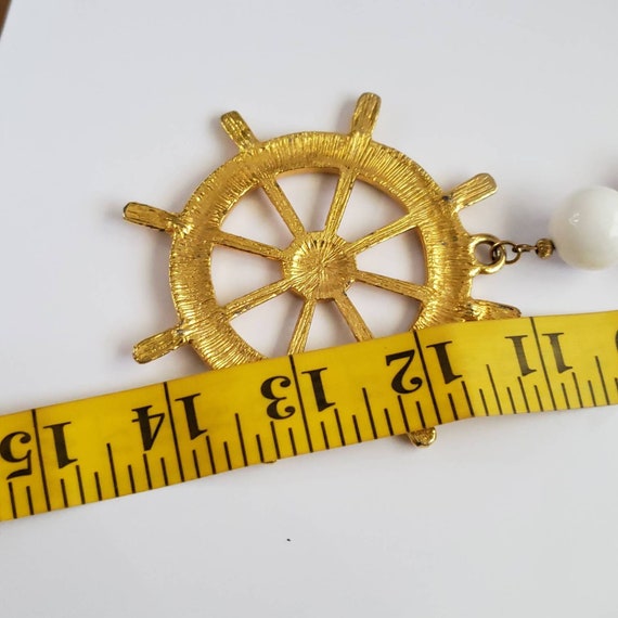 Vintage Necklace Nautical Theme Retro Rare Collec… - image 2