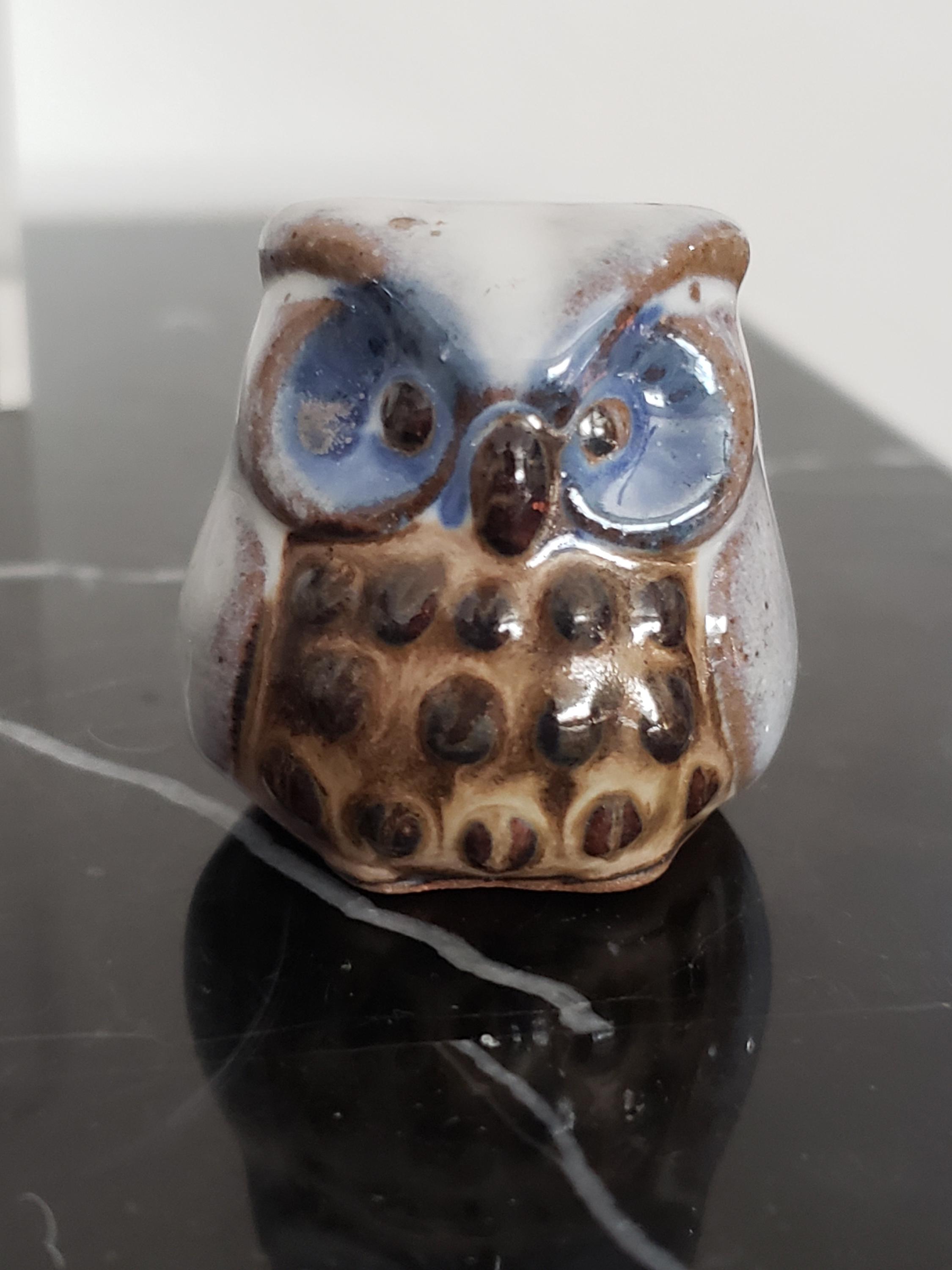 Owl Figurine Unique Collectible Decor