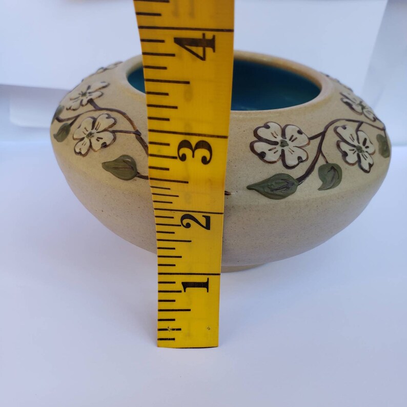 Vintage Pottery Pigeon Dogwood Pattern Retro Collectible Etsy