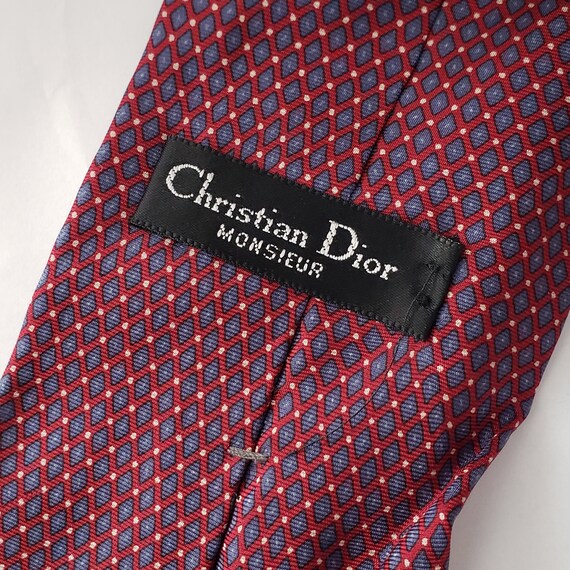 Tie Designer Christian Dior Monsieur Collectible … - image 4