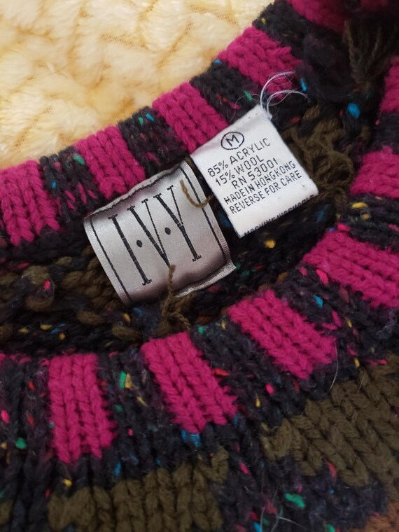 Sweater Designer IVY Size Medium Retro Collectibl… - image 3