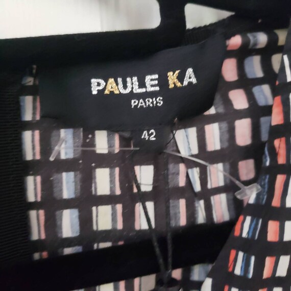 Dress Designer Paule KA Size 42 Stripped Pattern … - image 9