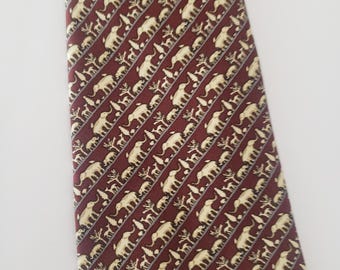 Tie Designer Jim Thompson Collectible Necktie Mens Accessory