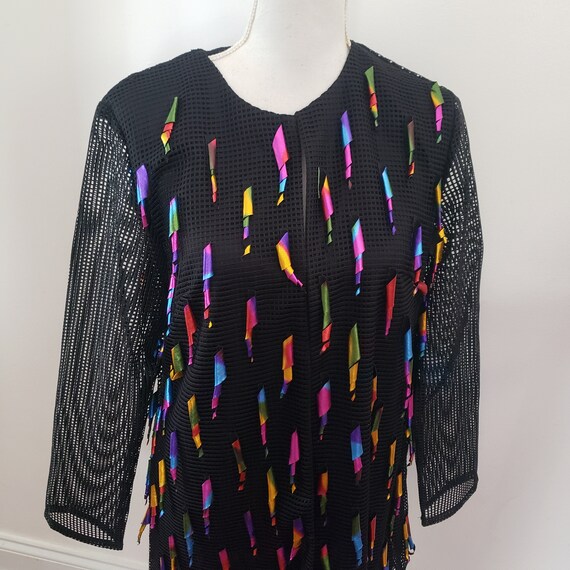 Weavz Jacket Multiple Colors Unique Pattern Desig… - image 8