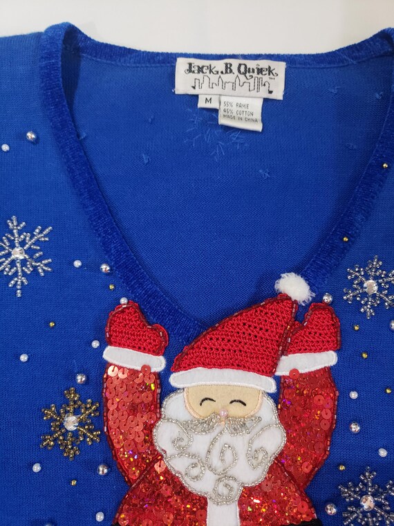 Christmas Jack B Quick Size Medium Christmas Pull… - image 6