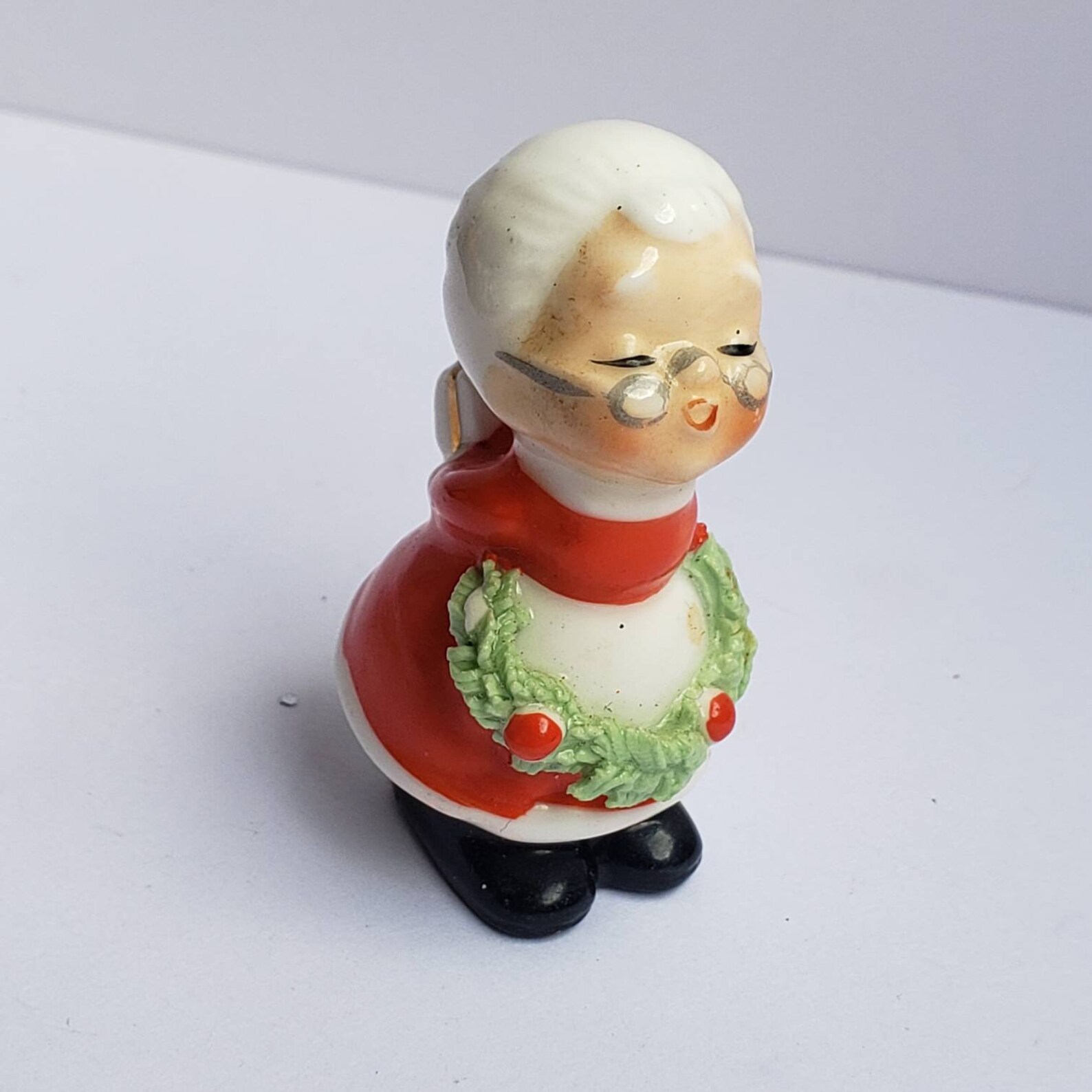 Napco Figurine Christmas Rare Retro Collectible Miniature Etsy