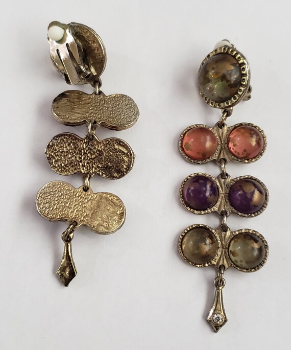 Earrings Dangle Statement Bold Shoulder Dusters M… - image 8
