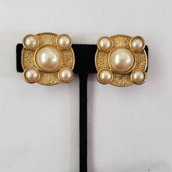 Vintage Earrings Designer Richelieu Retro Collect… - image 1