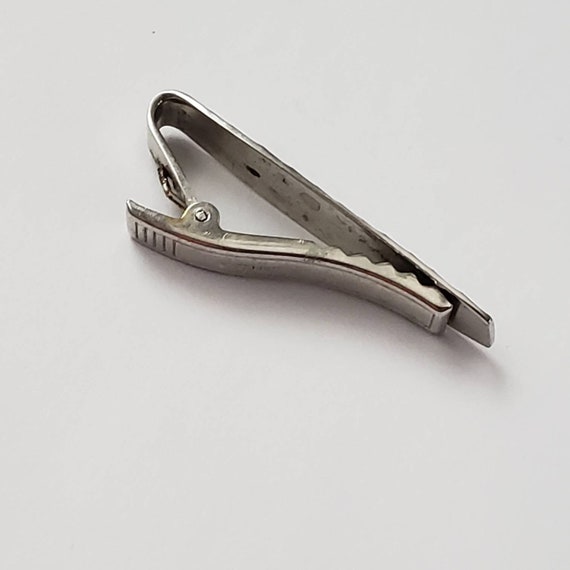 Vintage Tie Clip Sterling Silver Rare Collectible… - image 2