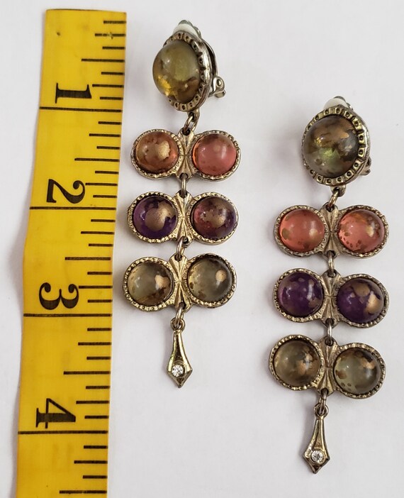 Earrings Dangle Statement Bold Shoulder Dusters M… - image 9