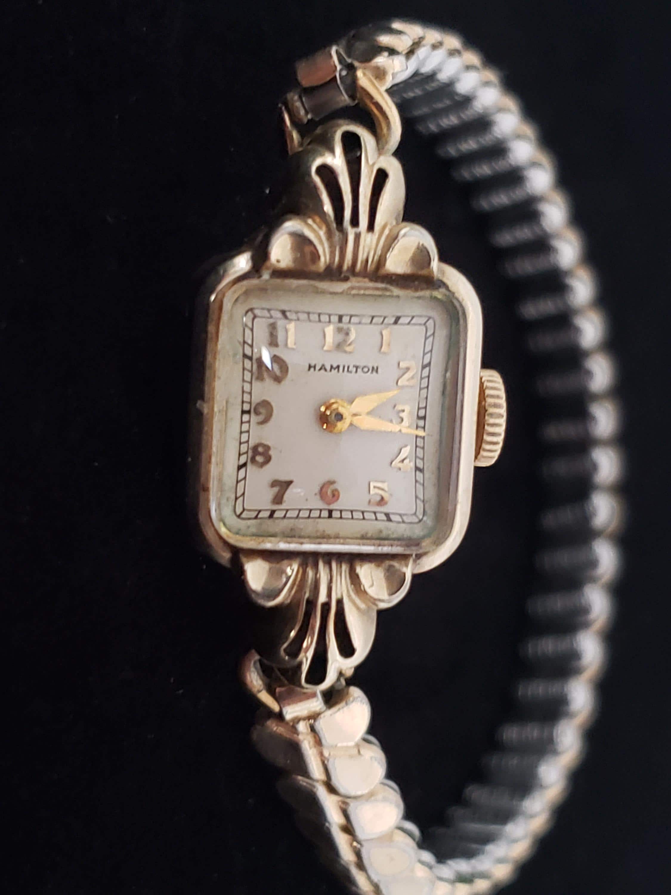 Hamilton 14k Watch - Etsy