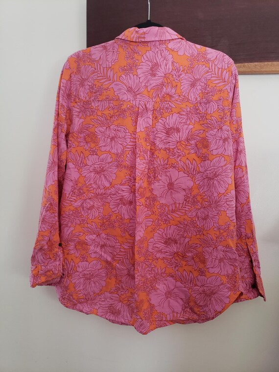 Shirt Designer Universal Threads Button Up Linen … - image 7