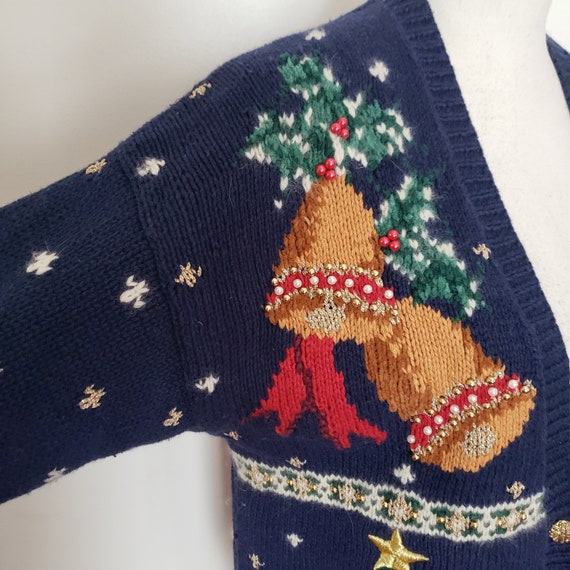Christmas Cardigner Sweater Designer Marisa Chris… - image 5