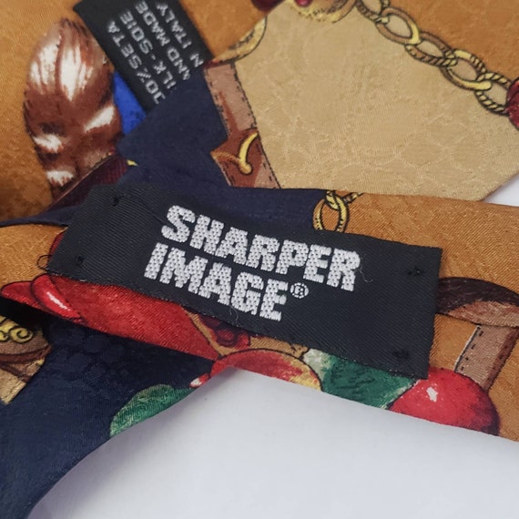 Tie Designer Sharper Image Collectible Necktie Me… - image 2