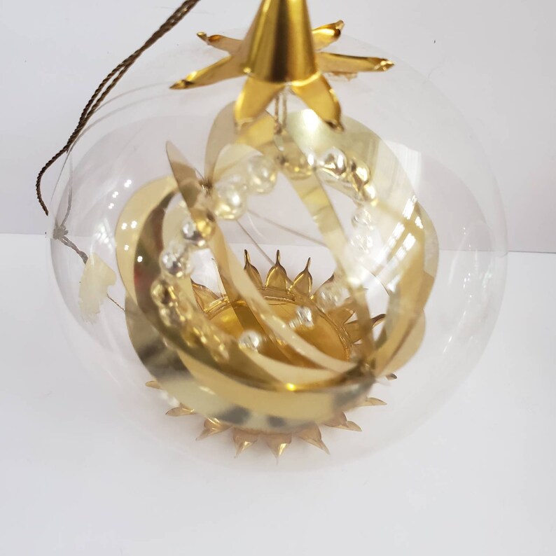 Vintage Christmas Ornament Resl Lenz Western Germany Diorama Etsy