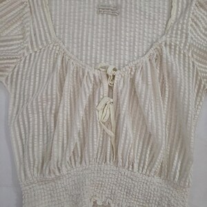 Urban Outfitters Blouse Size S Small Short Sleeve Blouse Top Designer bild 9