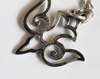 James Avery Bird Pendant and Chain Estate Sterling Silver