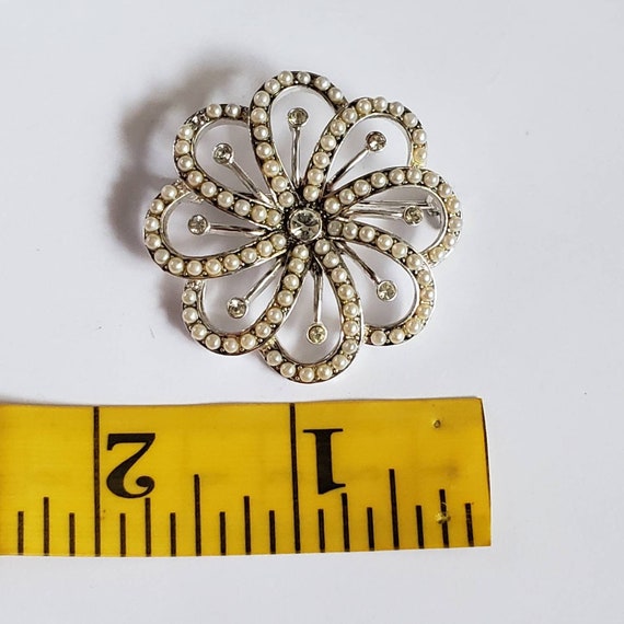 Brooch Designer Monet Swirl Pattern Retro Collect… - image 2