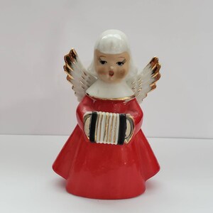 Vintage Figurine Angel Christmas Collectible Retro